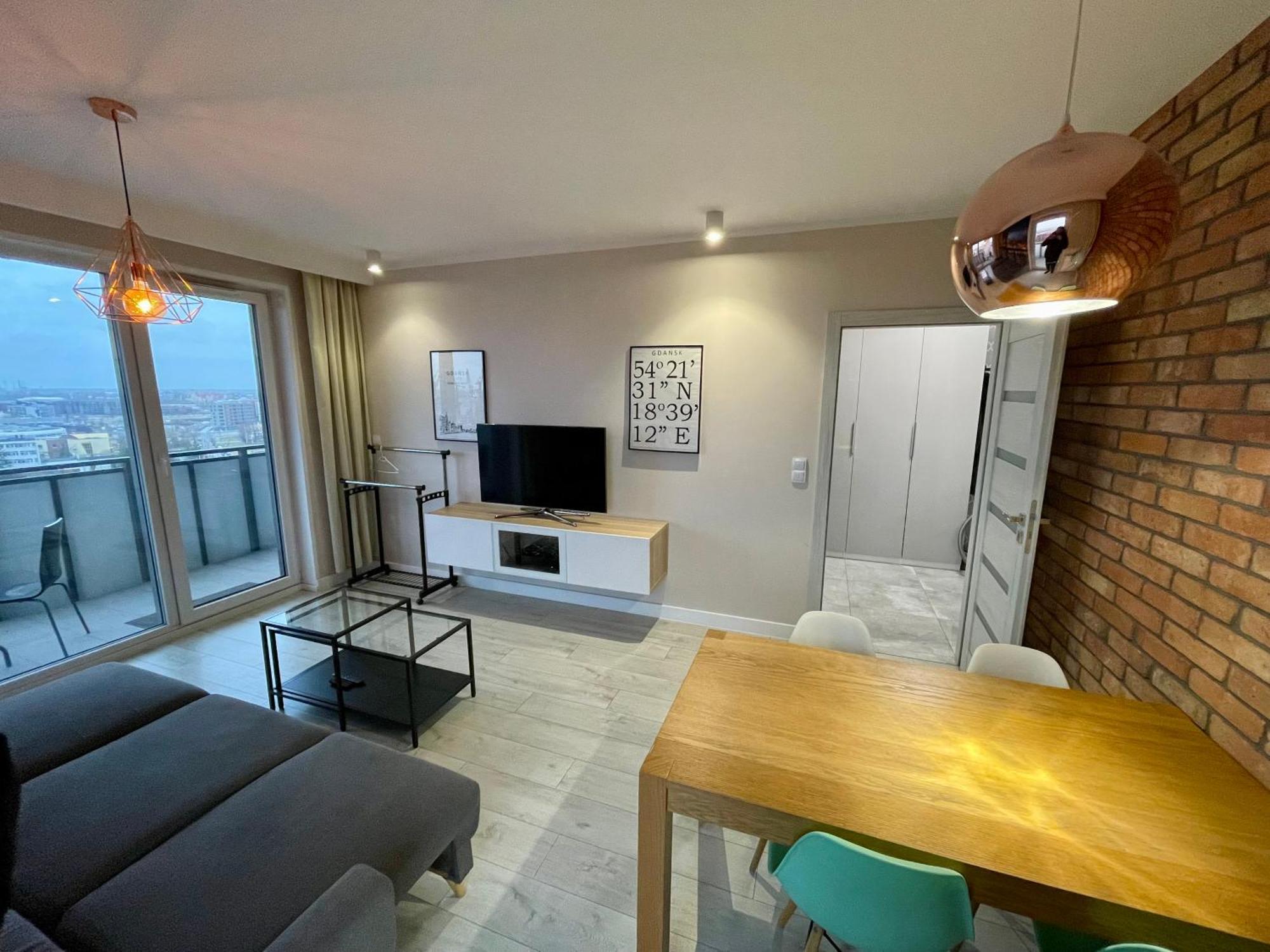 Bastion Walowa - Luxury Apartment With Beautiful View Гданьск Экстерьер фото